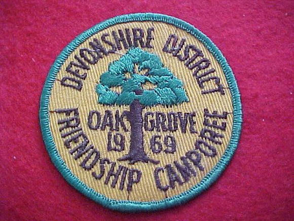 1969, DEVONSHIRE DISTRICT, OAK GROVE, FRIENDSHIP CAMPOREE