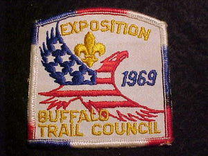 1969 PATCH, BUFFALO TRAIL C. EXPOSITION