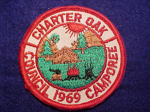 1969 PATCH, CHARTER OAK C. CAMPOREE