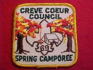 1969 PATCH, CREVE COEUR C. SPRING CAMPOREE