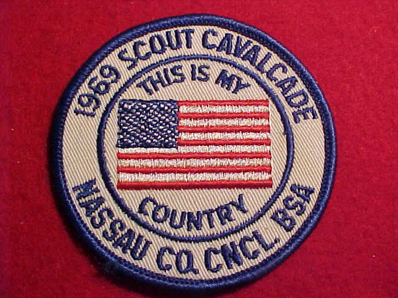 1969 PATCH, NASSAU COUNTY C. SCOUT CAVALCADE