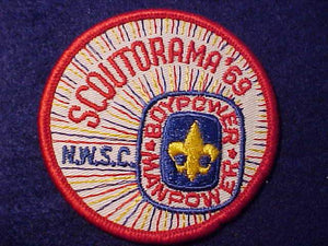 1969 PATCH, NORTHWEST SUBURBAN C. SCOUTORAMA