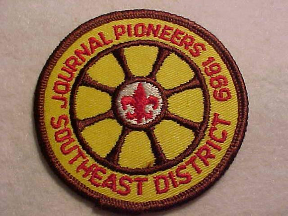 1969 PATCH, SOUTHEAST DISTRICT JOURNAL PIONEERS