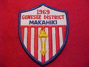 1969 PATCH, GENESEE DISTRICT MAKAHIKI