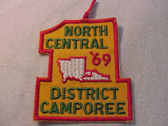 1969 PATCH, NORTH CENTRAL DISTRICT CAMPOREE