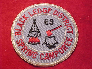 1969  PATCH, BLACK LEDGE DISTRICT SPRING CAMPOREE