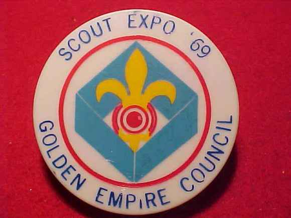 1969 N/C SLIDE, GOLDEN EMPIRE C. SCOUT EXPO, PLASTIC