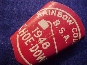 1948 N/C SLIDE, RAINBOW COUNCIL "HOE-DOWN", LEATHER