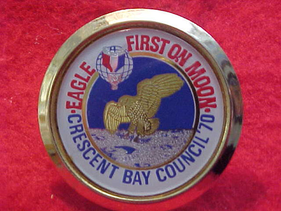 1960'S N/C SLIDE, CRESCENT BAY COUNCIL, EAGLE-FIRST ON MOON