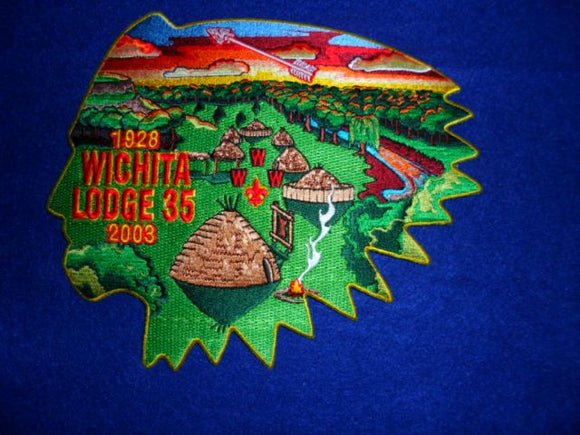 Lodge 35 Wichita J7 1928-2003 Jacket Patch