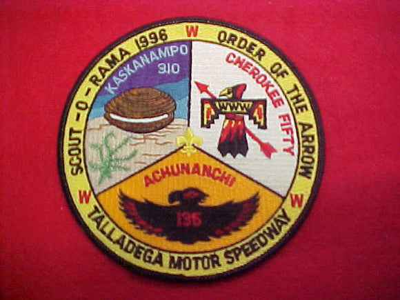 lodge 135 achunanchi eR1996-2, kaskanampo/cherokee scout-o-rama, 1996, talladega motor speedway