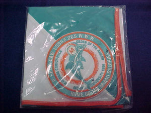 lodge 265 o-shot-caw J8, miami dolphins, patch on n/c