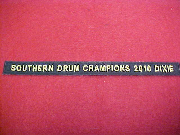 134 X22? Tsali, Southern Drum Champions, 2010 Dixie, segment to jacket patch