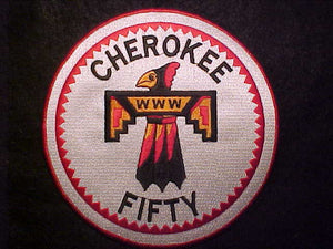 50 J3 CHEROKEE JACKET PATCH, 7" ROUND