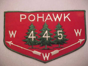 445 J1 POHAWK JACKET PATCH, MERGED 1964