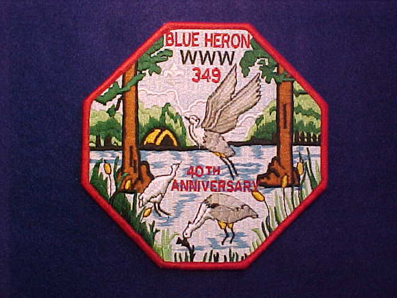 349 J5 BLUE HERON JACKET PATCH