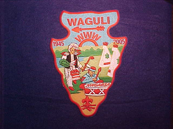 318 J7 WAGULI, 1945-2005, RED BORDER