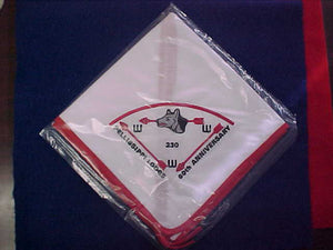 230 N9 PELLISSIPPI, 60TH ANN NECKERCHIEF, MINT IN ORIGINAL BAG