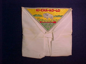 458 P2 HI-CHA-KO-LO, PATCH SEWN ON WHITE NECKERCHIEF