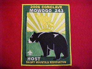 243 J17 MOWOGO, 2006 CONCLAVE HOST, RAINEY MOUNTIAN RESERVATION