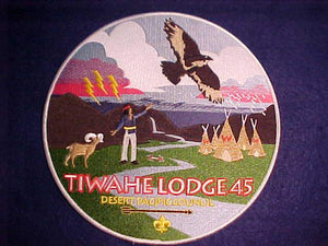 45 J2 TIWAHE JACKET PATCH, DESERT PACIFIC COUNCIL