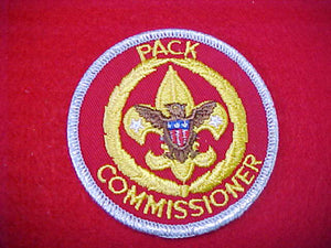 PACK COMMISSIONER, TRAINED, SMY BORDER, 1973-89