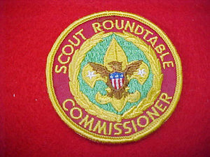 SCOUT ROUNDTABLE COMMISSIONER, CLOTH BACK