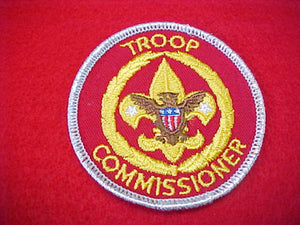 TROOP COMMISSIONER, TRAINED, SMY BORDER, 1973-89