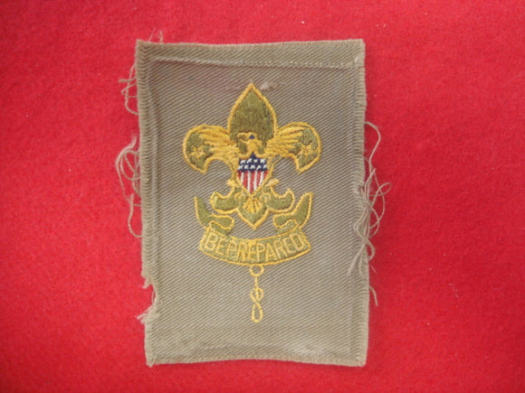 Assistant Scoutmaster Square Used, Very Good Condition 1920-37 No Line In Crown of FDL