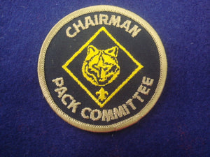 Chairman Pack Committee Light Bronze Border 1974-90's