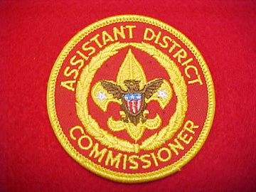 ASSISTANT DISTRICT COMMISSIONER, MED. RED TWILL, 1973+