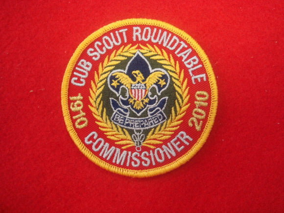 Cub Scout Roundtable Commissioner 1910-2010, grn b
