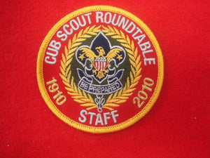 Cub Scout Roundtable Staff 1910-2010, grn behind t