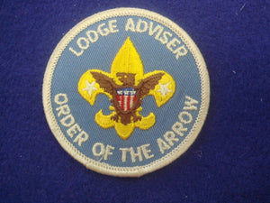 Lodge Advisor Order Of The Arrow 1973-2002 Gray Border Large Font