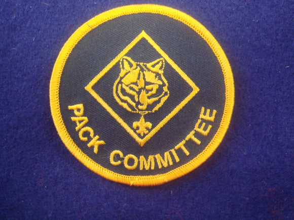 Pack Committee 1990's-Present Oval 