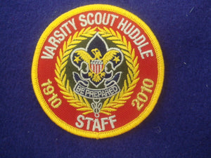 Varsity Scout Huddle Staff 1910-2010