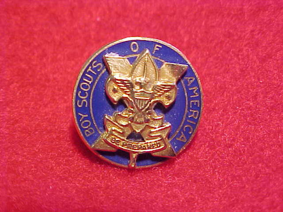 10 YEAR VETERAN X PIN, CLUTCH BACK PIN STYLE, 1920-64 ISSUE