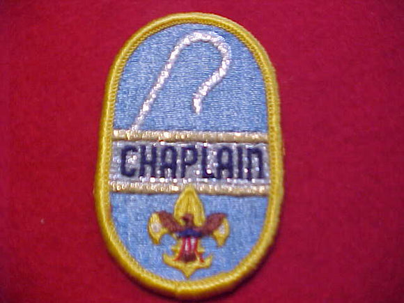 CHAPLAIN, 1970-72