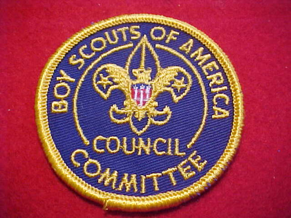 COUNCIL COMMITTEE, 1970-72