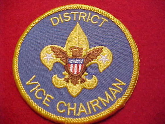 DISTRICT VICE CHAIRMAN, 1996-2009, YELLOW BDR.