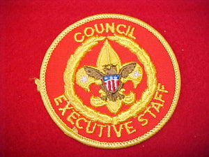 COUNCIL EXECUITVE STAFF, LIGHT RED TWILL, 1973+
