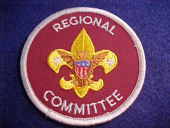 REGIONAL COMMITTEE, SCOUT STUFF/SUPPLY DIVISION BACKING, 2000-
