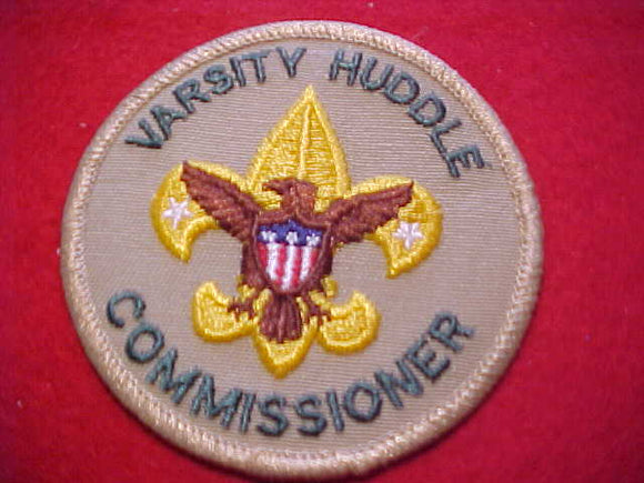 VARSITY HUDDLE COMMISSIONER, 1989-95