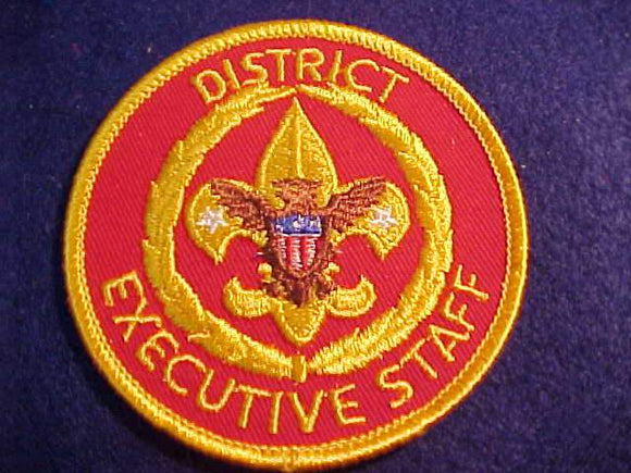 DISTRICT EXECUTIVE STAFF, RED TWILL, PB OVER GAUZE