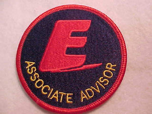 EXPLORING ASSOCIATE ADVISOR, FULLY EMBROIDERED, NAVY BLUE BKGR.