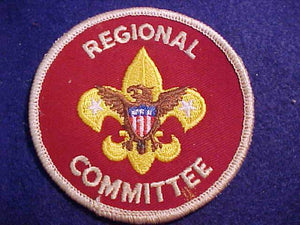 REGIONAL COMMITTEE, BRONZE BDR., WHITE PB, RARE