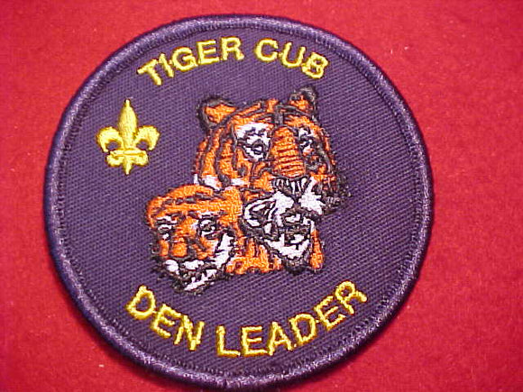 TIGER CUB DEN LEADER, 2008, NAVY BDR., RARE ERROR ISSUE
