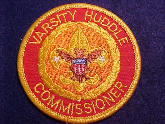 VARSITY HUDDLE COMMISSIONER, 1986-1989 & 1995-2009