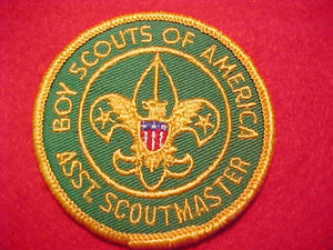 ASSISTANT SCOUTMASTER, 1970-72