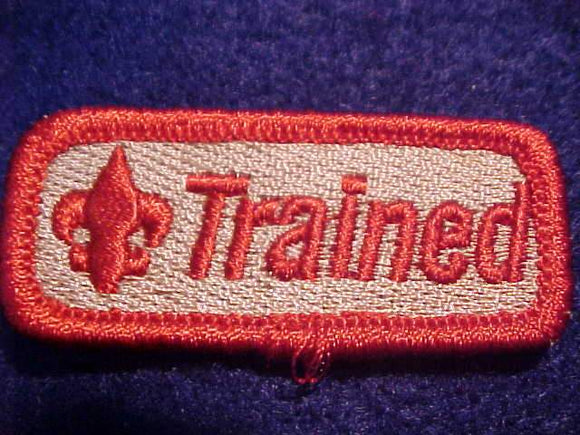 TRAINED, RED/TAN, SMALL SIZE, 22 X 51MM
